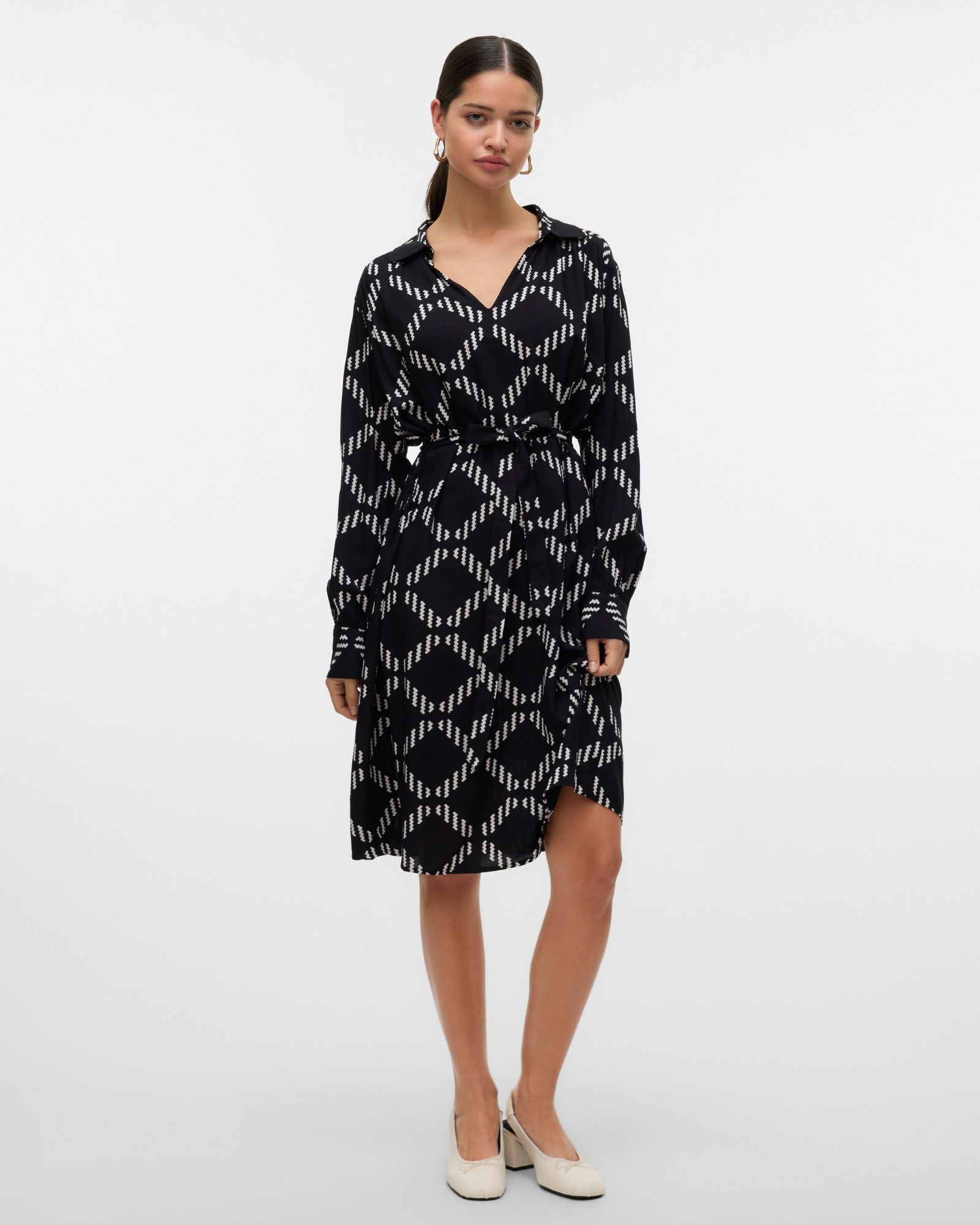 VMBRINA PRINTED MIDI DRESS